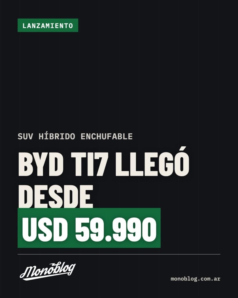 BYD Ti7 llegó a Argentina desde USD 59.990